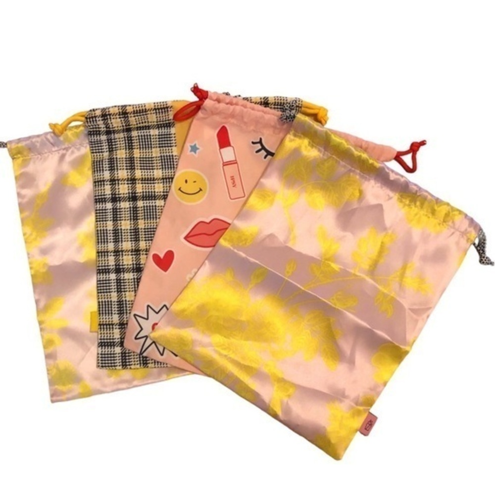 4 Pc. Assorted Ipsy Drawstring Bag Bundle